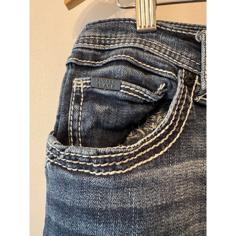 Buckle Black Men’s Slim Bootcut Stretch Denim Jeans Blue Mid Rise Size 30 - Picture 5 of 9